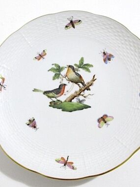 Herend Porcelain Salad Plate, Rothchild Motif 8